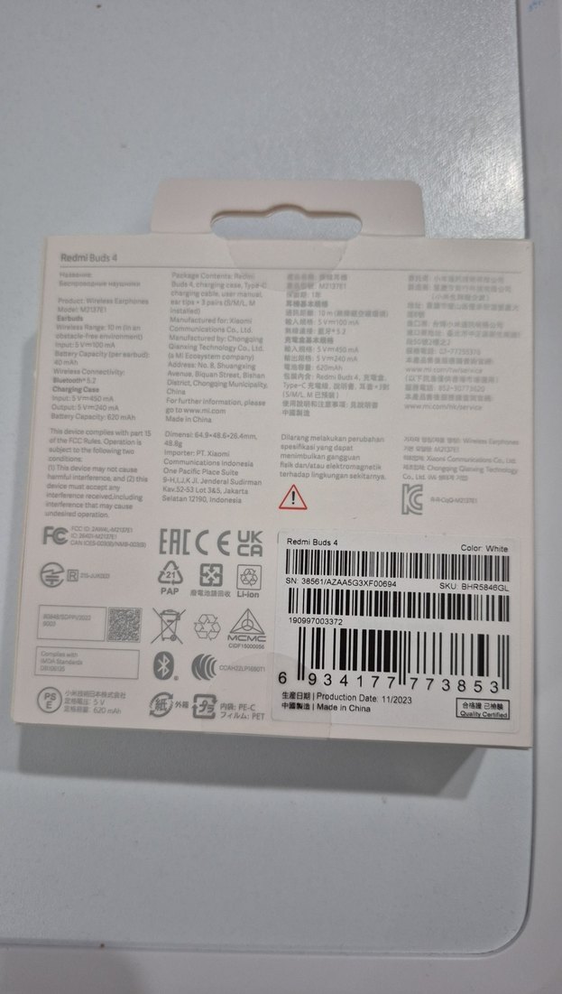 Xiaomi Redmi Buds 4 Kablosuz Kulaklık - Görsel 2