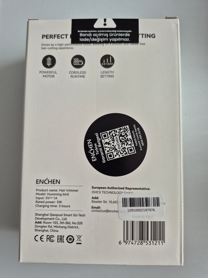 Xiaomi Enchen Saç Sakal Kesme Makinesi - Görsel 2