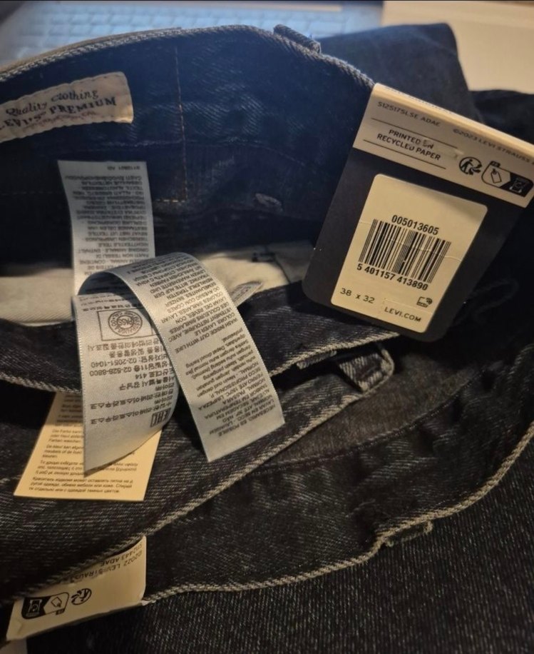 Levis 501-3605 orjinal sıfır 38/32 — görsel 5/7