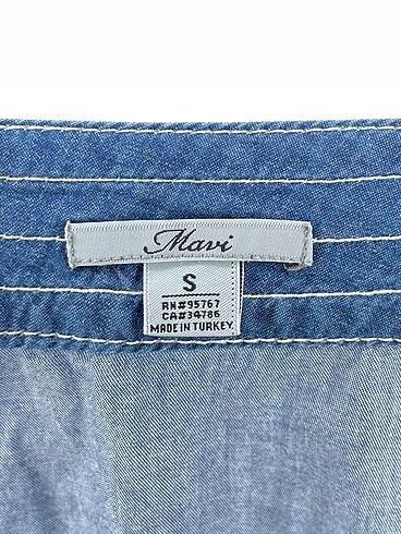 s Beden çeşitli Renk Mavi Jeans Mini Etek %70 İndirimli.