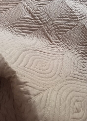 Beden camel Renk Çift kişilik yatak örtüsü