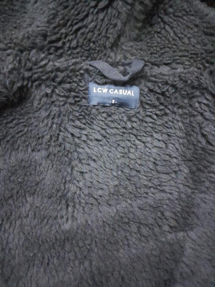 Gri Desenli Yüksek Yakalı Örgü Erkek Hırka - Görsel 3