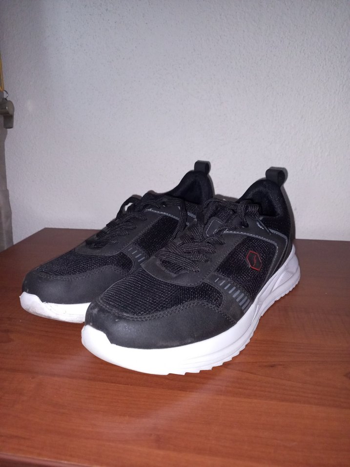 Siyah Bağcıklı Erkek Spor Ayakkabı - Görsel 2