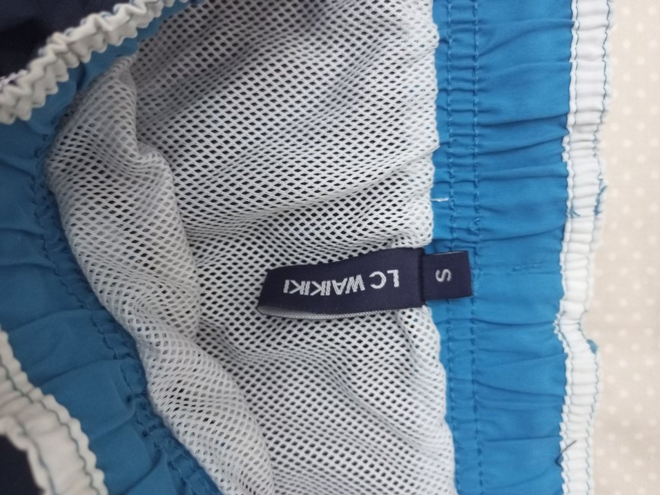 Lacivert Baskılı Erkek Şort Mayo - Görsel 2