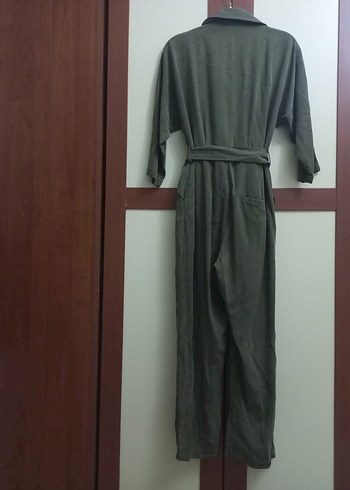 haki Kemerli Kadın Uzun Tulum - Görsel 5