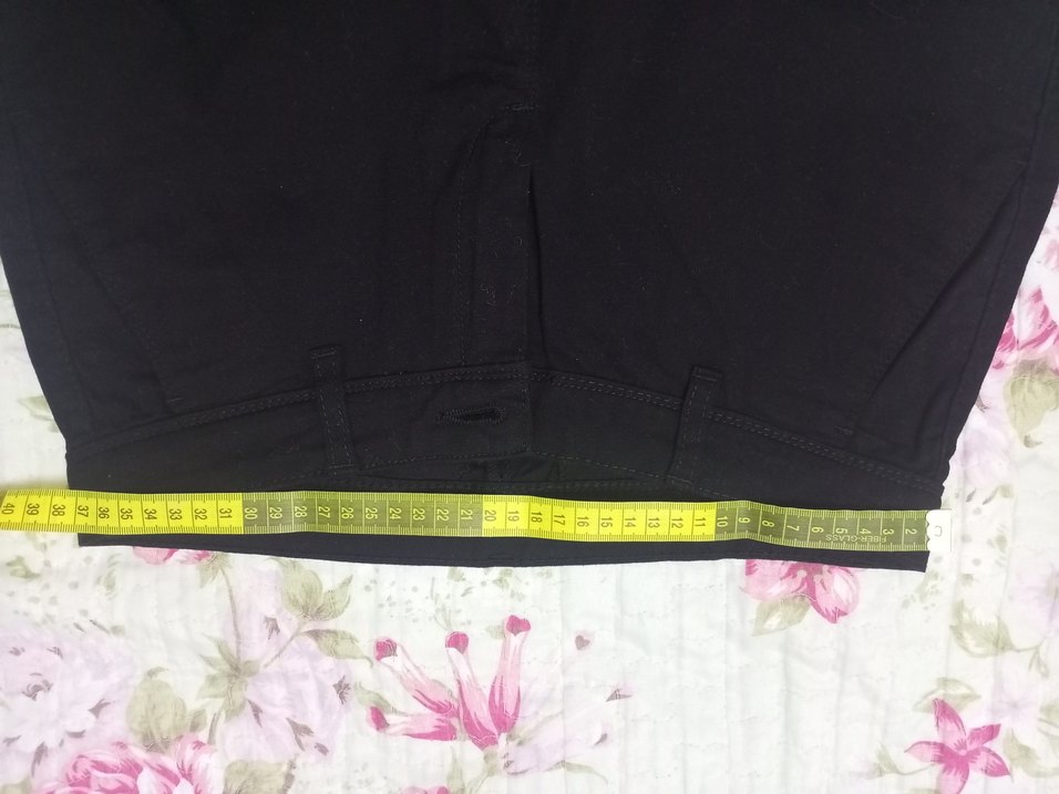 Siyah kot kadın Mini Şort - Görsel 2