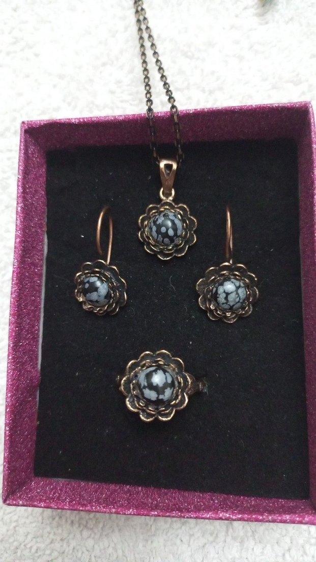 Bakır takı seti, - Görsel 2