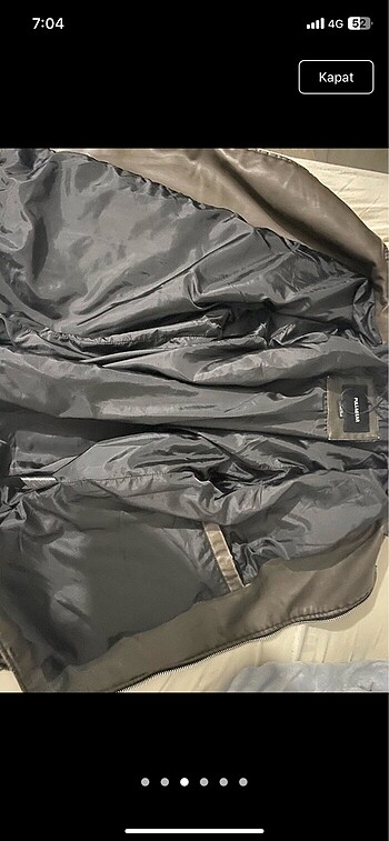l Beden pull and bear deri ceket