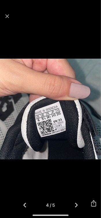 38 Beden beyaz Renk Adidas X star wars ayakkabı