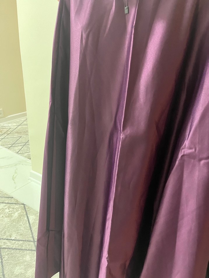 Mor Uzun Drapeli Hamile Eteği - Görsel 2