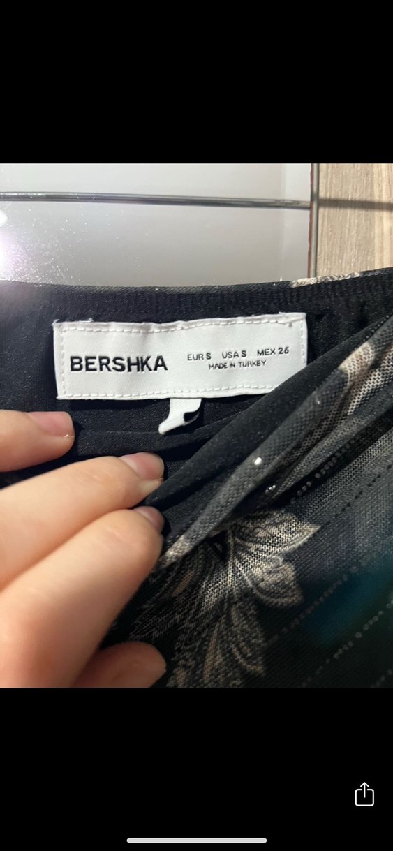 Straplez BERSHKA elbise - Görsel 4