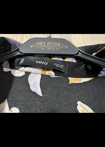 Mango Uzun Kollu Saten Şık Elbise - Görsel 4