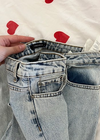 36 Beden Gri Kadın Midi Boy Regular Fit Denim Pantolon