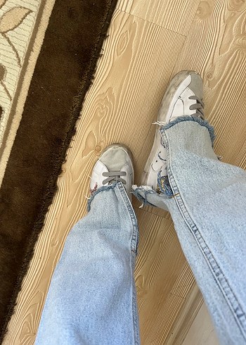 Trendyol & Milla Gri Kadın Midi Boy Regular Fit Denim Pantolon