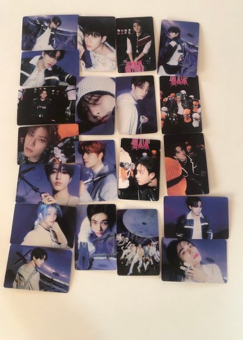 Straykids lomo cart 20 adet üye ler karışık