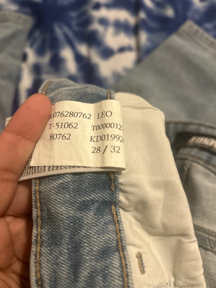 Mavi marka kot pantolon - Görsel 2