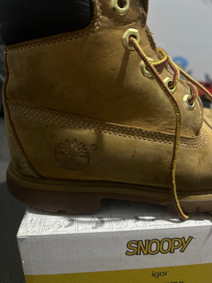 Bej Süet Botlar Timberland - Görsel 2