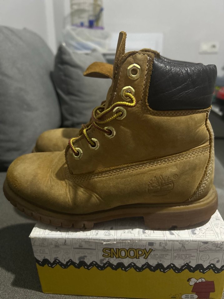 Bej Süet Botlar Timberland - Görsel 4
