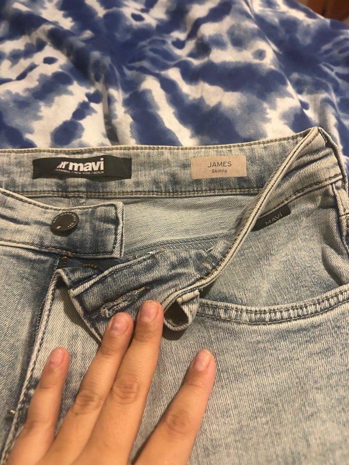 Gri Midi Kadın Kot Pantolon - Görsel 2