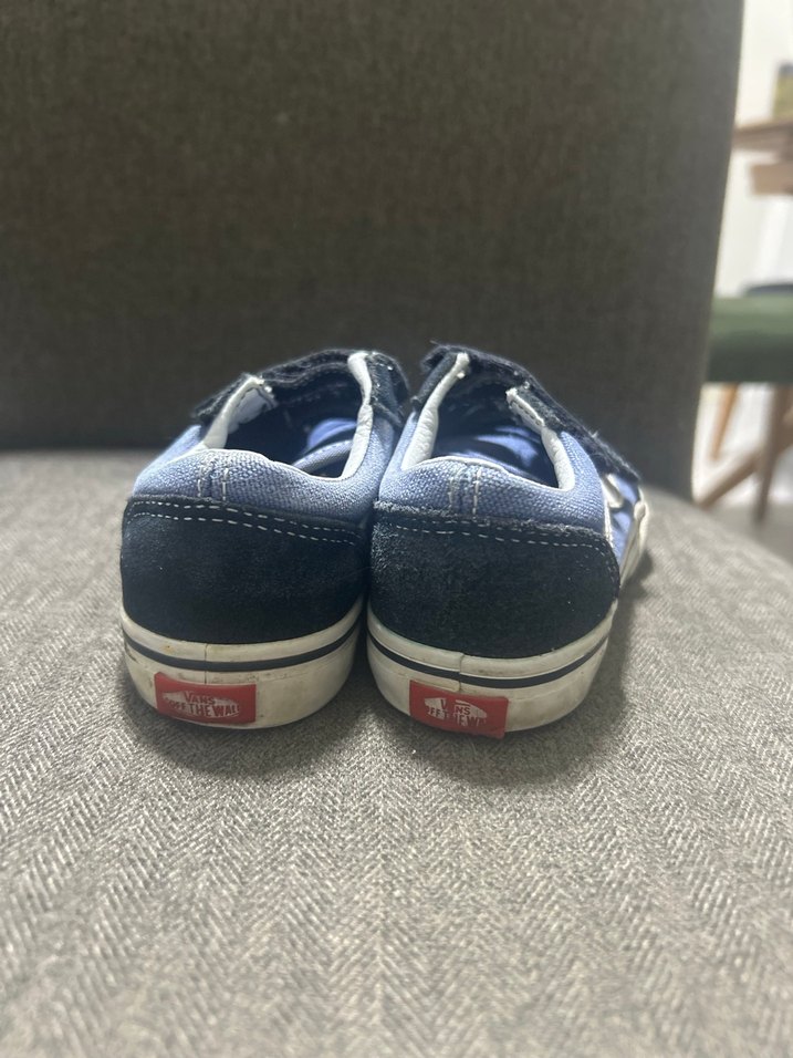 Erkek Çocuk Kot Kumaşlı Cırt Cırtlı Spor Ayakkabı - Görsel 3