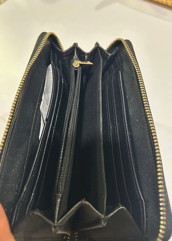 Stradivarius Kahverengi Leopar Desenli Deri Kadın Portföy Cüzdan - Görsel 5