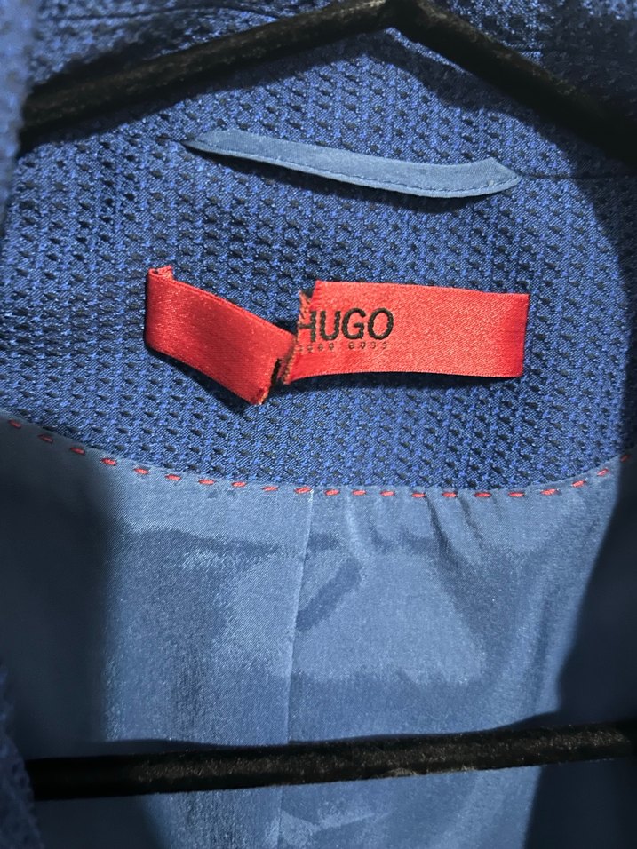 Hugo Mavi Düğmeli Kadın Blazer Ceket - Görsel 4