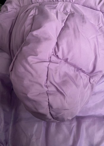 Mor Fermuarlı Kadın Puff Yelek - Görsel 4