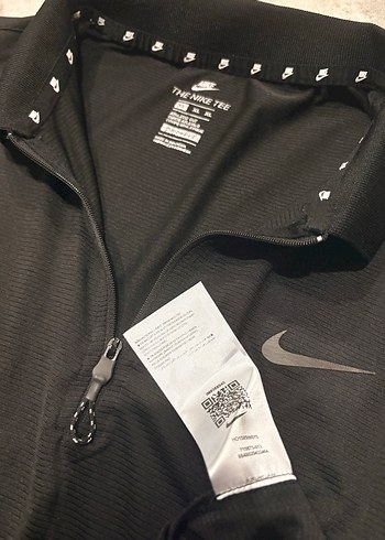 Nike Siyah Fermuarlı Erkek Polo Tişört - Görsel 7