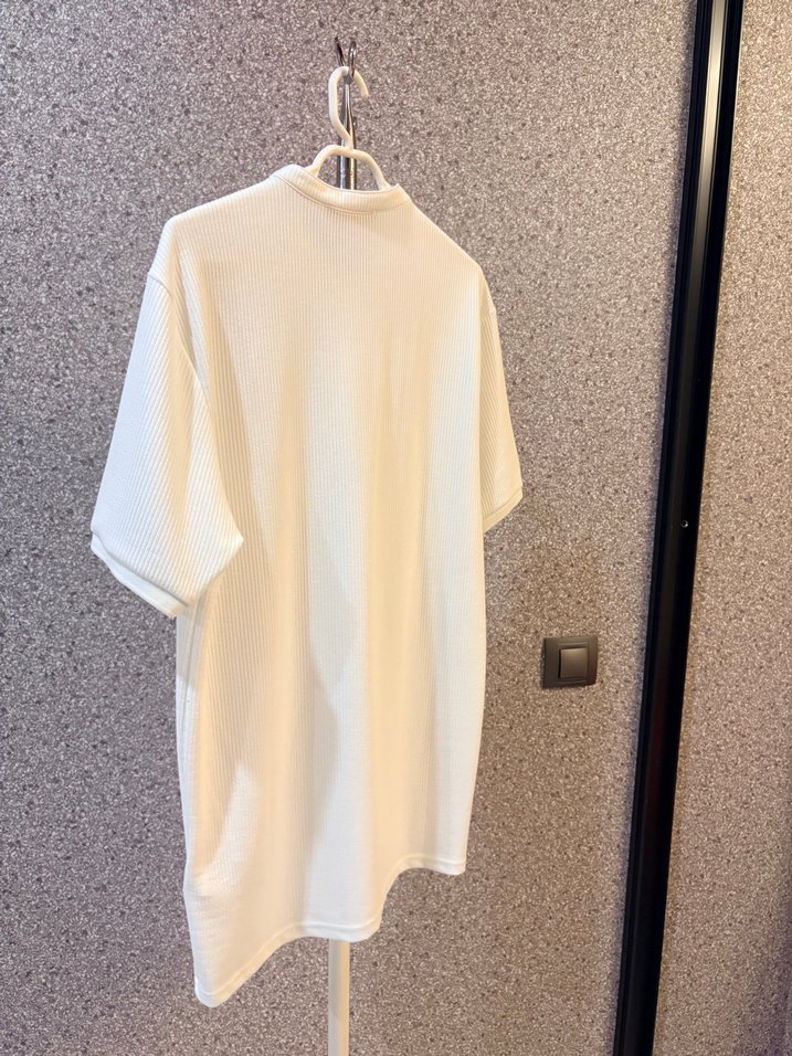 Erkek Beyaz Kısa Kollu Polo Tişört - Görsel 3