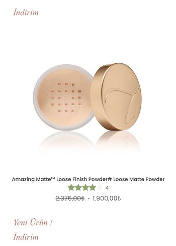 Jane Iredale SPF20 Parlak Bej Mineral Pudra - Görsel 2