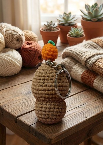 kapibara örgü anahtarlık - Görsel 2