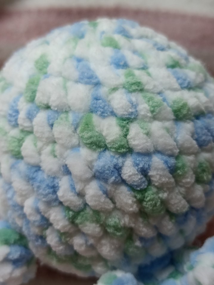 Pastel Renkli Peluş Oyuncak Balina  - Görsel 4