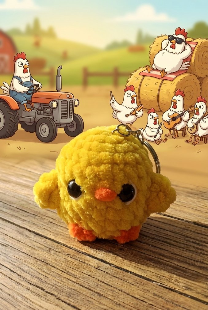 civciv anahtarlık  - Görsel 2