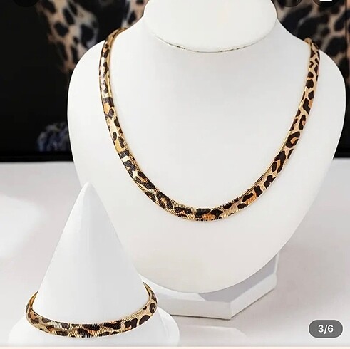 Leopar takı seti