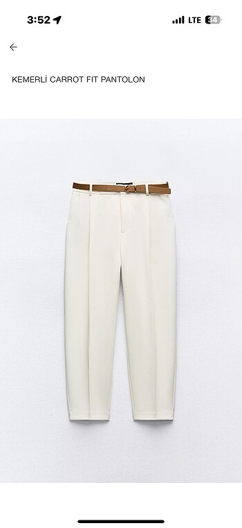 Zara pantolon