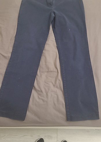 Roman Marka Lacivert Midi Denim Kadin Pantolon