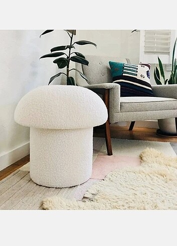 Mushroom Mantar Puf, Welsoft Kumaş,ayak Makyaj Pufu