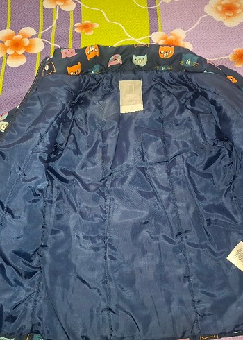 Kapüşonlu Renkli Kız Yağmurluk( 8 yaş 128 cm) - Görsel 2