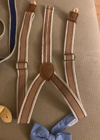 Çocuk Pantolon Askısı ve papyon - Görsel 4