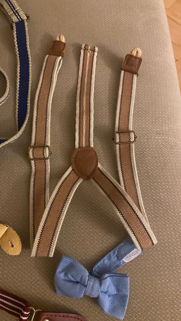 Çocuk Pantolon Askısı ve papyon - Görsel 4