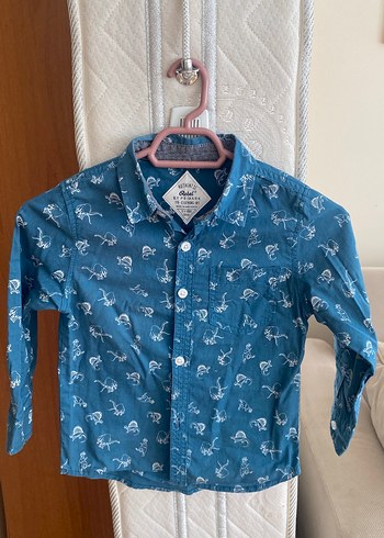 Erkek Çocuk Uzun Kollu Denim Gömlek
