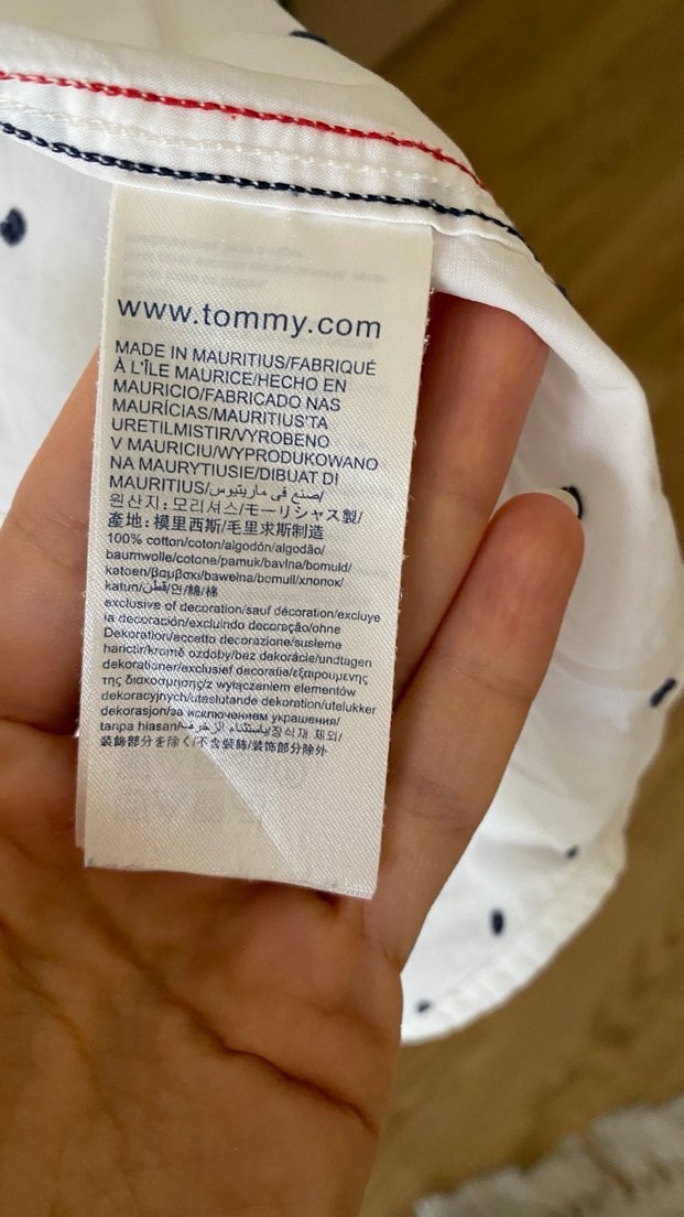 Tommy JEANS Beyaz Uzun Kollu Pamuklu Gömlek - Görsel 5