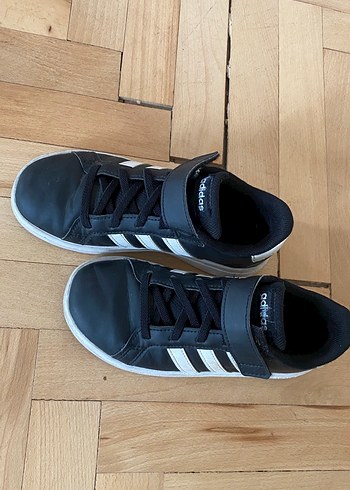 31 Beden siyah Renk Adidas çocuk Spor Ayakkabı