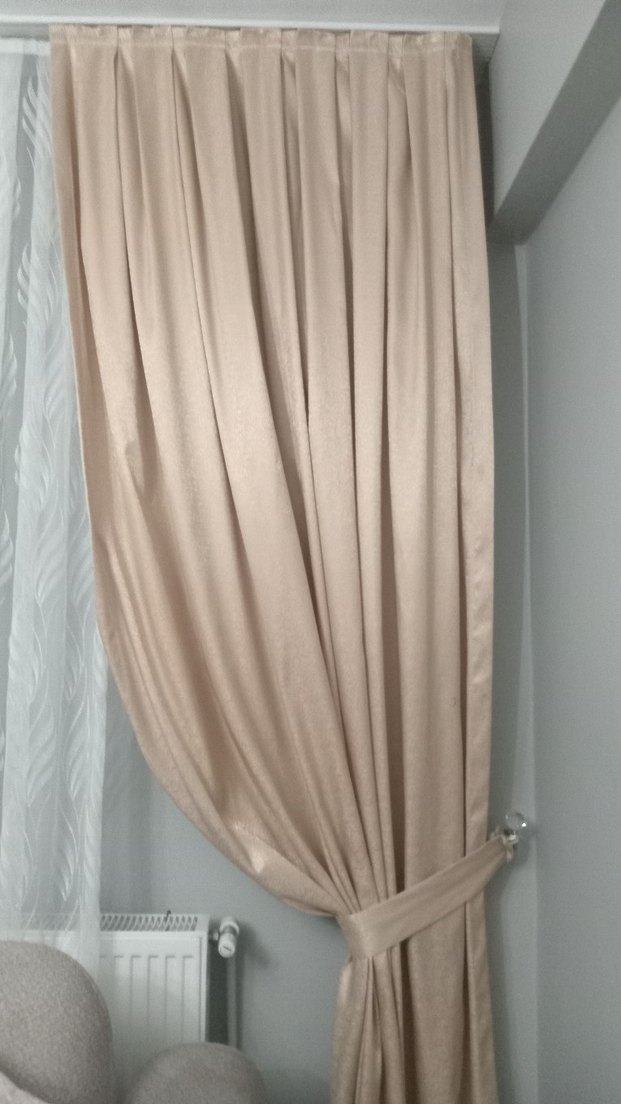 Bej Modern Klasik fon perde - Görsel 2