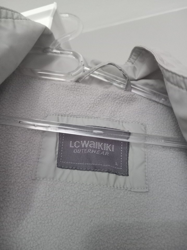 Gri Düğmeli Midi Kadın Ceket - Görsel 5