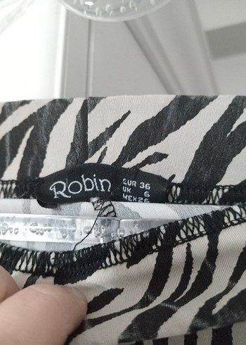 Zebra Desenli Kadın Uzun Kumaş Pantolon - Görsel 2