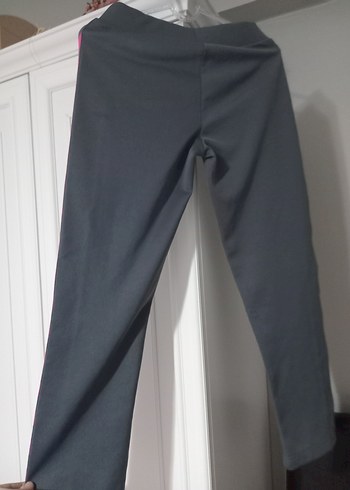 Gri Kadın Spor Eşofman Altı Fermuarlı - Görsel 2