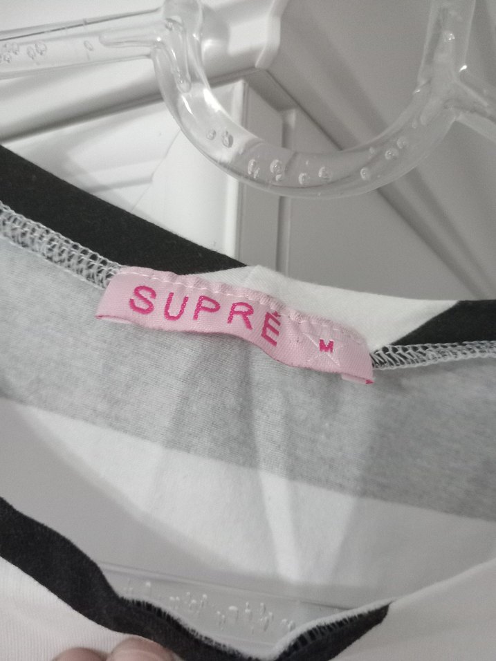 Çizgili Uzun Kolsuz Kadın Elbise - Görsel 2