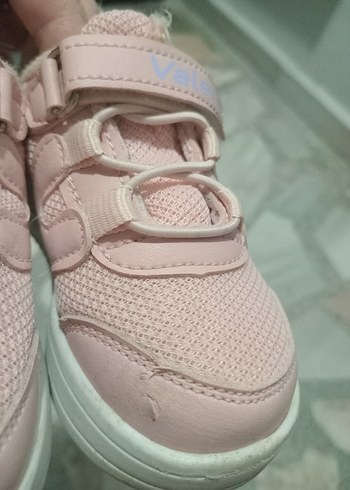 Kız Çocuk Pembe Velcro Spor Ayakkabı - Görsel 4