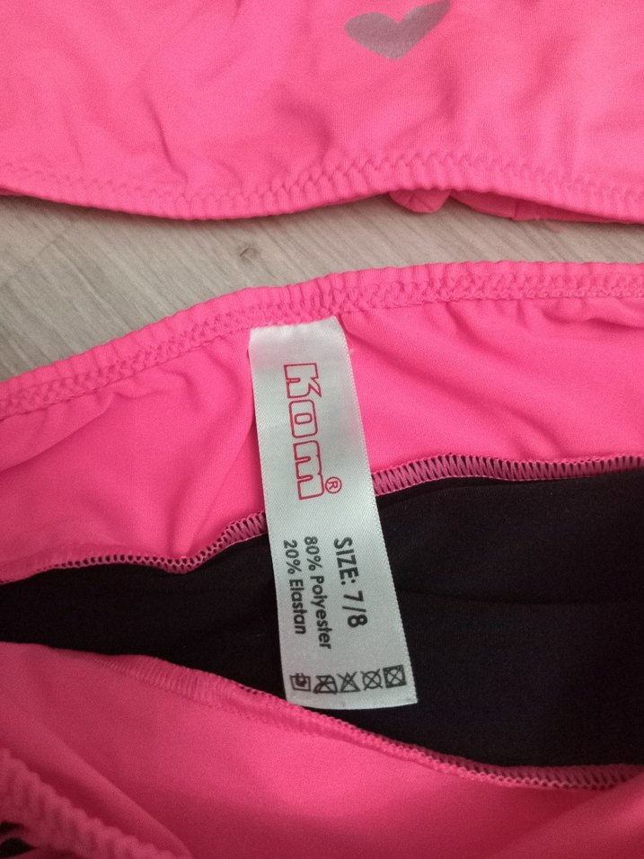 Kız Çocuk Pembe Desenli Bikini - Görsel 2